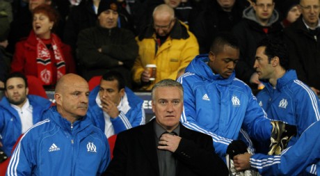 Didier Deschamps, l'entraîneur de l'Olympique de Marseille, le 15 mars 2011.