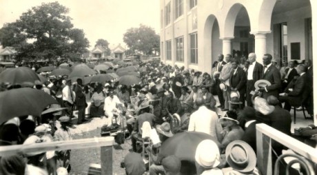 Opening ceremonies of the Houston Negro Hospital, by D Services via Flickr CC.