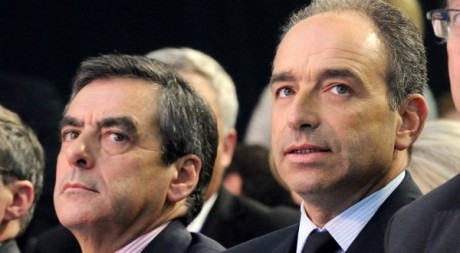 Jean-François Copé et François Fillon, lors d'une réunion de l'UMP, septembre 2012. © DENIS CHARLET/AFP