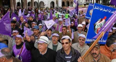 Manifestation à Rabat, le 31 mars 2013. REUTERS/Stringer