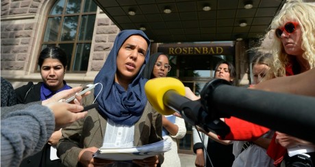 Fatima Doubakil, l'une des initiatrices du mouvement "Soulèvement pour le hijab", Stockholm, le 20 août 2013 / REUTERS