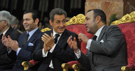 Mohamed VI et Nicolas Sarkozy, le 29 septembre 2011. Crédit photo: REUTERS/Philippe Wojazer