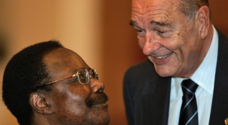 Omar Bongo et Jacques Chirac en 2006 Mihai Barbu / Reuters