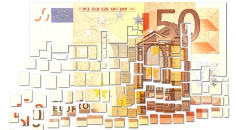 Cut Fifty Euro Note - Floating Away in Small Pieces - € - nemesis 91 via Flickr CC