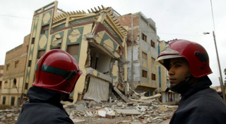 Région d'Al Hoceïma en février 2004, après le dernier fort séisme qui a touché le Maroc. Reuters/Andrea Comas