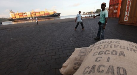 San Pedro, grand port d'exportation du cacao de Côte d'Ivoire et objectif stratégique dans le conflit. Reuters/Luc Gnago
