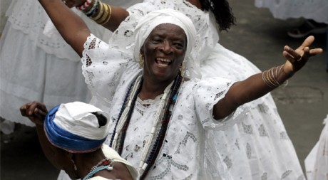 Célébrations du Jour de la Baiana à Salvador, en novembre. REUTERS/Paulo Whitaker