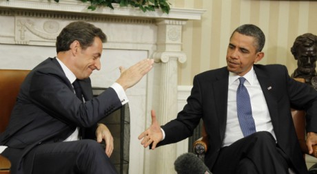 Nicolas Sarkozy et Barack Obama à la Maison blanche, janvier 2011 © REUTERS/Jason Reed