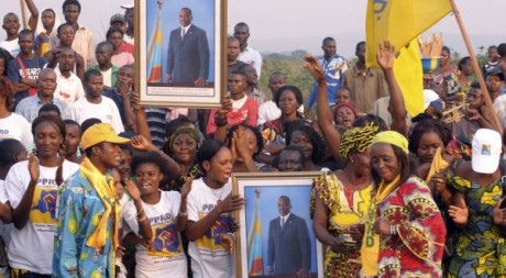 Manifestation en faveur du président Joseph Kabila, Kinshasa. REUTERS