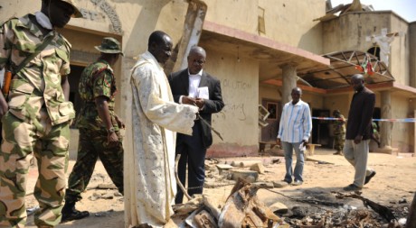 L'église Sainte Thérèse, à Madalla, près d'Abuja, le 25 décembre 2011. REUTERS/Afolabi Sotunde