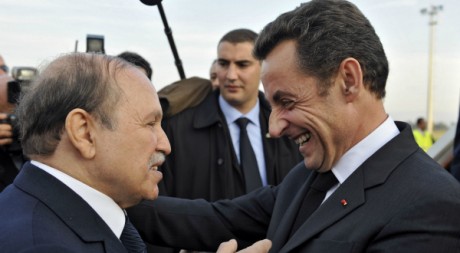 Visite de Nicolas Sarkozy en Algérie le 3 décembre 2007. AFP/ERIC FEFERBERG