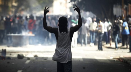 Manifestation à Dakar, le 23 juin 2011. REUTERS/ Finbarr O'Reilly