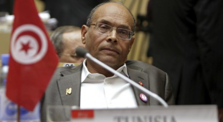 Le président tunisien Moncef Marzouki lors du sommet de l'Union africaine à Addis Ababa, le 31 janvier 2012. REUTERS/Noor Khamis