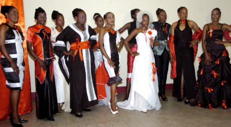Des femmes séropositives de RDC, après un défilé de mode, mars 2012, Kinshasa, © Junior D. Kannah