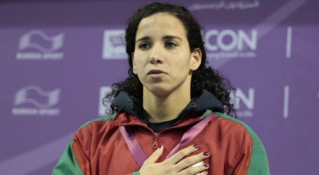 Sara El Bekri aux Jeux panarabes de Doha en décembre 2011. ©Tous droits réservés