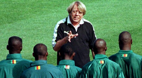 Claude Le Roy a entraîné l'équipe du Cameroun de 1985 à 1988, REUTERS/Str Old 