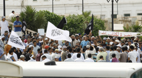 Manifestation le 8 juin à Tunis contre Jalel Brick. REUTERS/Zoubeir Souissi 