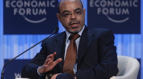 Mlaes Zenawi au Fourm économique de Davos, 26 janvier 2012, REUTERS/Christian Hartmann