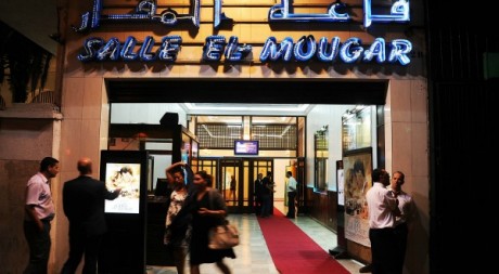 La salle El Mouggar, après la projection du film d'Alexandre Arcady, septembre 2012. © FAROUK BATICHE / AFP