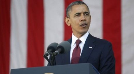 Discours de Barack Obama à Arlington, en Virginie, 11 novembre 2012. Reuters/Jonathan Ernst