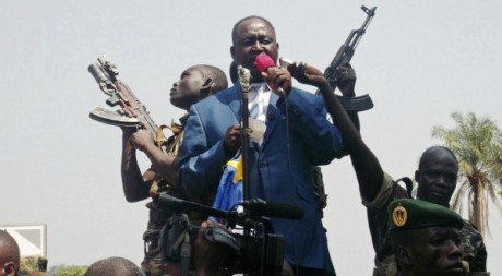 Le président centrafricain François Bozizé demande l'aide de la France, 27 décembre 2012, Bangui. REUTERS/Stringer
