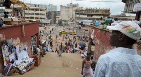Une vue d'un marché de yaoundé, la capitale du Cameroun, mars 2009. © ISSOUF SANOGO / AFP