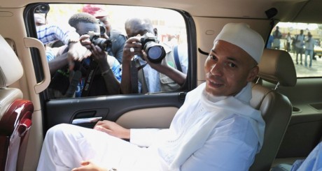 Karim Wade, Dakar, le 15 mars 2013. © SEYLLOU / AFP