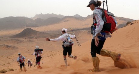 Marathon des Sables, Ouarzazate, 9 avril 2013 / AFP