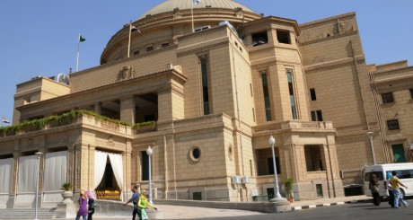 Une vue de l'université du Caire, 2009 / AFP