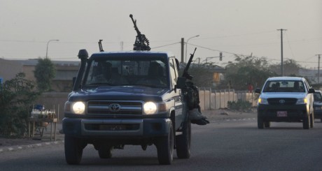 Patrouille de l'armée nigérienne à Agadez, septembre 2010 / AFP