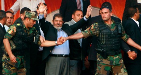 Mohamed Morsi lors de sa victoire à l'élection présidentielle le 29 juin 2012. REUTERS/Amr Abdallah 