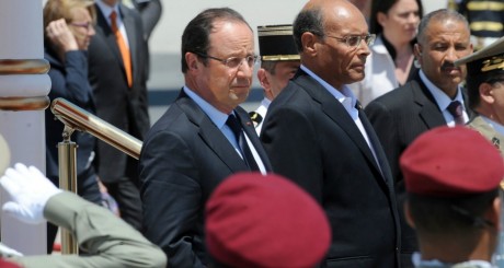 Arrivée de François Hollande en Tunisie, 4 juillet 2013 / AFP