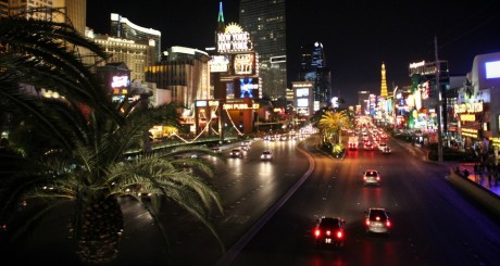 Las Vegas by night, by aresauburn via Flickr CC.