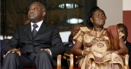 Les époux Gbagbo à Abidjan, 2009 / REUTERS