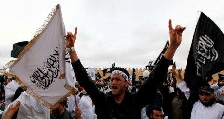 Manifestation salafiste à Kairouan, 2012 / REUTERS