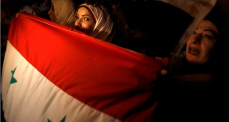 Manifestantes syriennes au Caire, 1er septembre 2013 / REUTERS