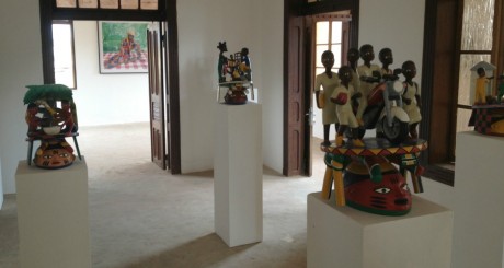 Une salle d'exposition du musée d'art contemporain de Ouidah © Fondation Zinsou