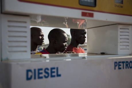 Une station essence à Juba. REUTERS/Adriane Ohanesian