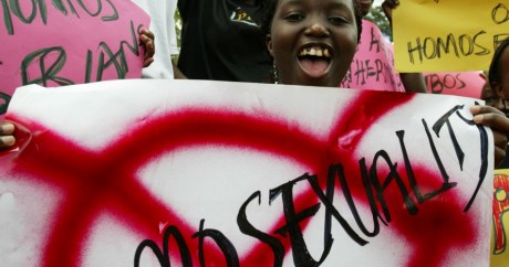 Une manifestation anti-homosexualité en Ouganda / REUTERS