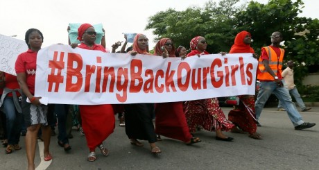 Manifestation de soutien aux jeunes filles enlevées par Boko Haram, Abuja, mai 13 mai 2014 / REUTERS