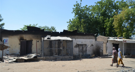 Maisons détruites par Boko Haram dans l'Etat du Borno, nord du Nigeria / REUTERS
