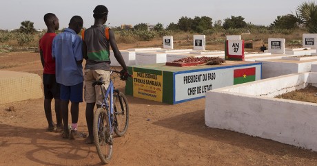 La tombe de Thomas Sankara à Ouagadougou. REUTERS/Joe Penney