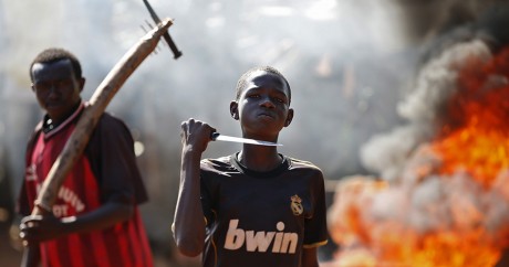 Scène de violence à Bambari, le 22 mai 2014. Crédit photo: REUTERS/Goran Tomasevic