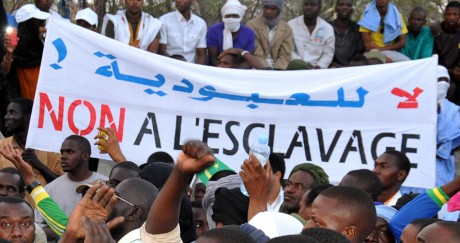 Une manifestation contre l'esclavage à Nouakchott, la capitale mauritanienne, en 2015. AFP